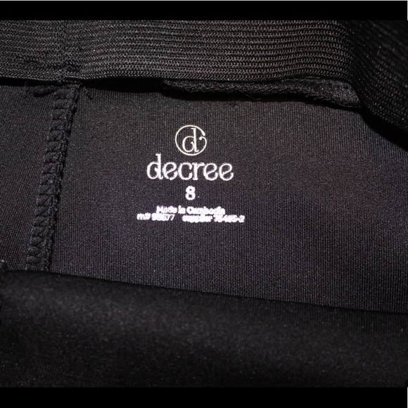 Decree Black Skirt - Picture 2 of 2